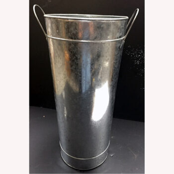 flower bucket galvanized metal vessel rental