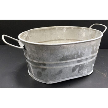 pail galvanized metal vessel rental