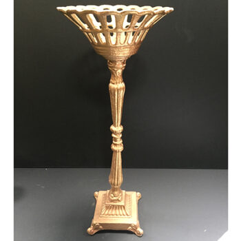 iron erpergne cast iron metal vessel flowers rental