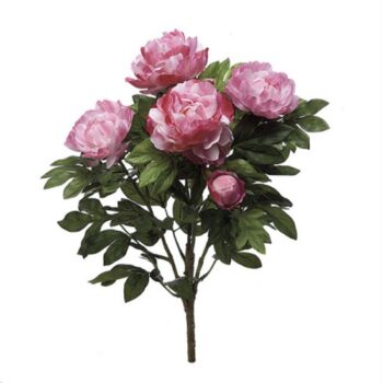 peonies pink flowers artificial decor rental