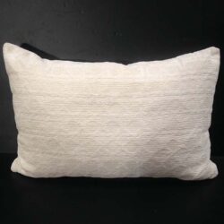 throw white scaled textured pillow decor rental