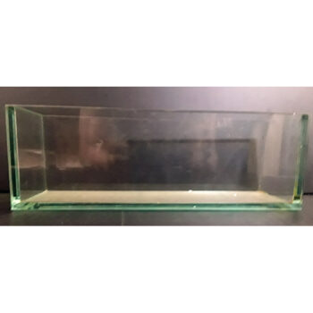 plate glass planter clear thick rectangular vessel rental
