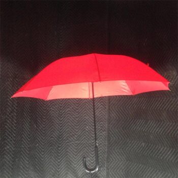 umbrella red hook handle home decor rental