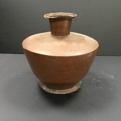 copper vase spittoon metal original vessel rental