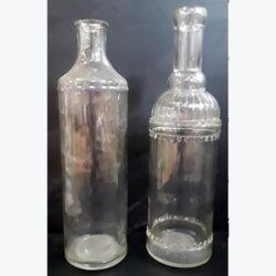 vintage bottles clear design set glass vessel flowers utility rental