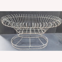 wire planter iron vessel flowers french rental
