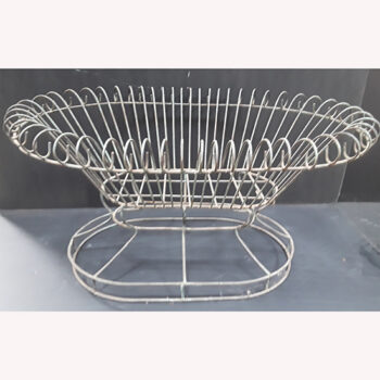 wire planter iron vessel flowers french rental