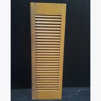 wood shutter yellow home decor rental