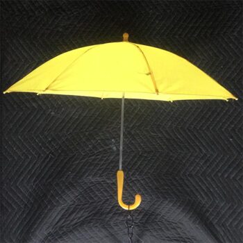 umbrella yellow hook handle home decor rental