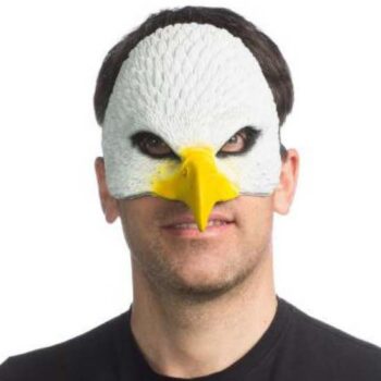 eagle adult half mask Mardi Gras theme rental