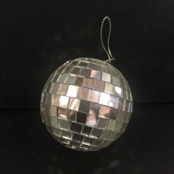 mirror sphere hanging small disco theme rental