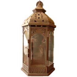 moroccan lantern bronze aluminum metal lighting rental