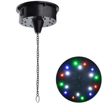 mirror ball motor base black plastic utility disco theme rental