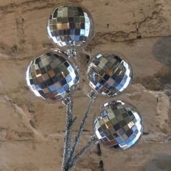 disco ball picks tiny decor theme rental