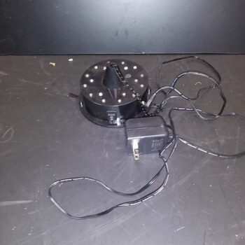 mirror ball motor base black plastic utility disco theme rental