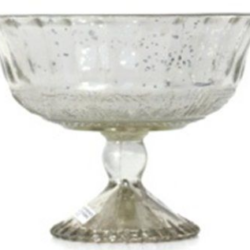 Silver Pedestal Bowl