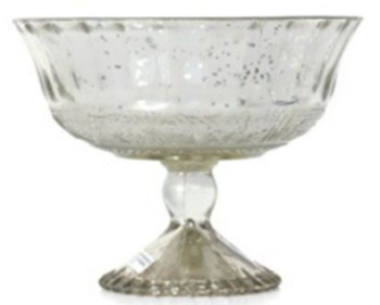 Silver Pedestal Bowl