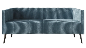 Blue Wide Whale Corduroy Sofa - Image 2