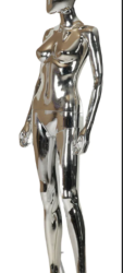 Female Mannequin Chrome