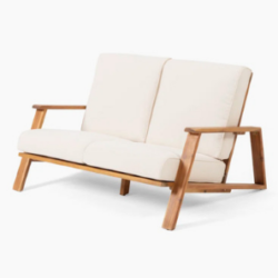 Teak Adirondack Settee Sofa